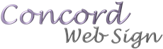 Concord web Sign